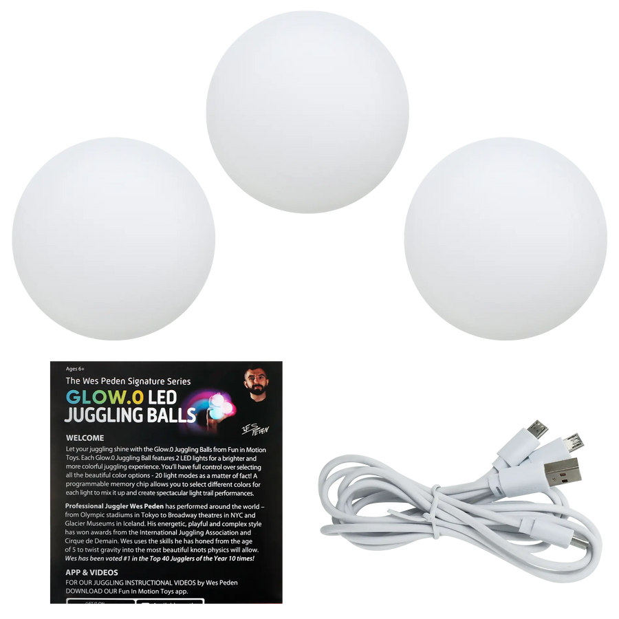Wes Peden Glow.0 Juggling Balls